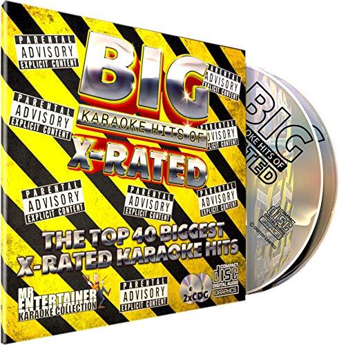 X-RATED KARAOKE CD+G (CDG) Disc Pack. 40 of the Rudest and Funniest Songs Ever! Mr Entertainer Big Hits. EXPLICIT LYRICS. Kevin Bloody Wilson, Tenacious D, Eminem and more.