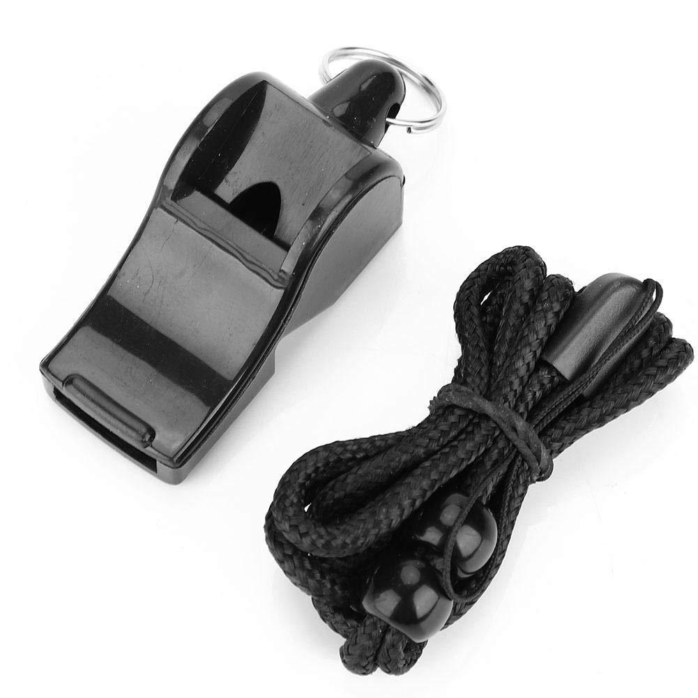 VGEBY1 Sport Whistle with Rope, Quality Loud Sound ABS Whistle with Durable Rope for Training Matches