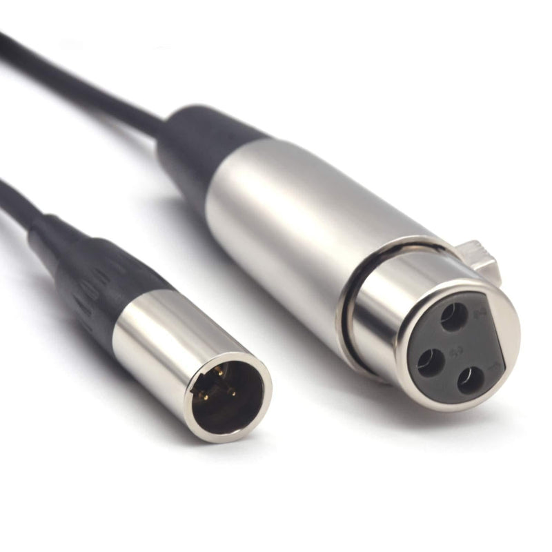 [AUSTRALIA] - SiYear Mini -XLR Male to XLR Female Plug Microphone Cable for Blackmagic Pocket 4K Camera Video Assist 4K, Mini XLR 3 Pin Pro Lapel Audio Cable (5FT/1.5M) mini xlr M-1.5M 