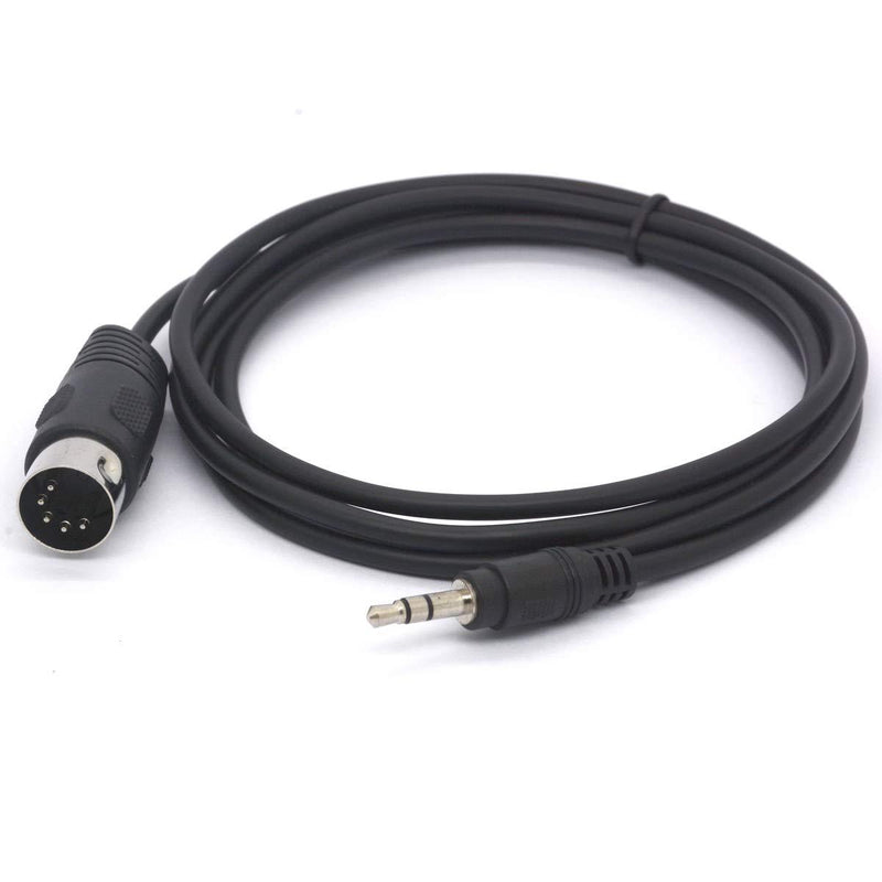 Tomost MIDI Cable, 3.5mm 1/8 inch TRS Stereo Male Jack to 5 Pin Din Plug Converter Cord Audio Cable