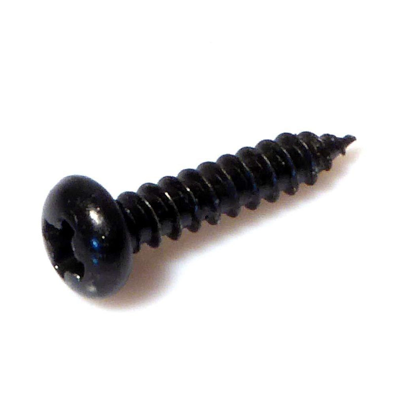 50 Black Guitar Machine Head Screws