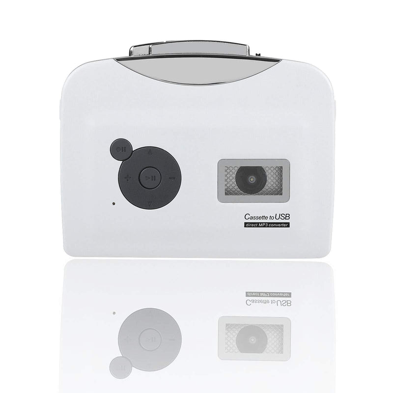 [AUSTRALIA] - Lazmin Standalone Cassette Player, USB Cassette Tape to MP3 Converter Directly to USB Disk Audio Music Player with Earphones 