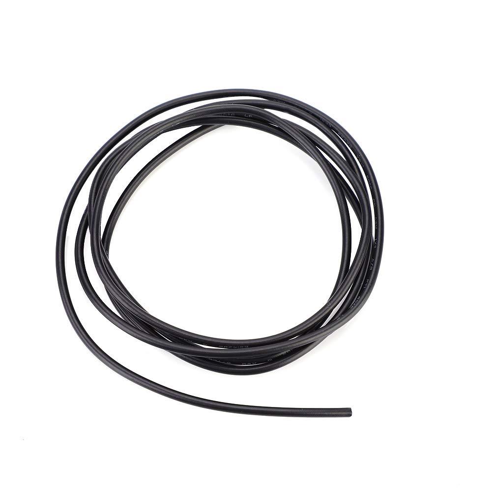 Fafeims Guitar Shielded Wire,Black 1M Inner Circuit Hookup Connecting Wire Shielded Wire Guitar Connecting Cable for Electric Guitar Bass