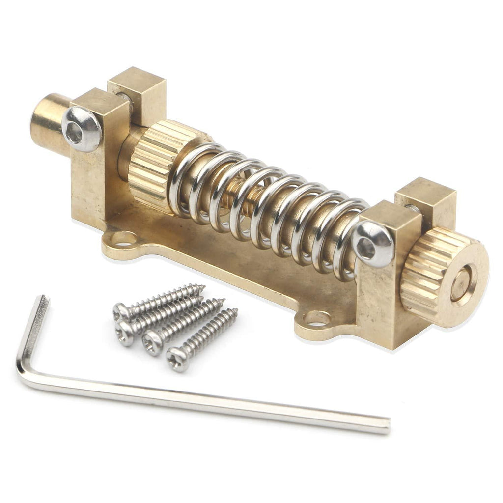 Unxuey Guitar Brass Tremolo Stabilizer Bridge System Spring Stopper DeviceElectric Guitar Parts Device Kit for Fender Electric Guitars Accessories