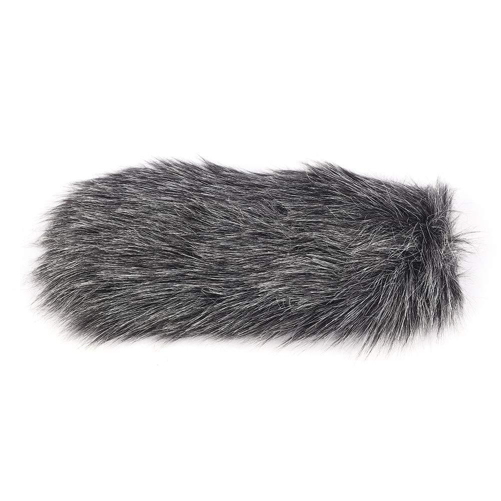 Outdoor Dusty MIC Microphone Artificial Fur Cover Windscreen Windshield Muff Furry Windscreen Muff for Rode GO Zoom H1n & H1 Handy Portable Digital Recorder