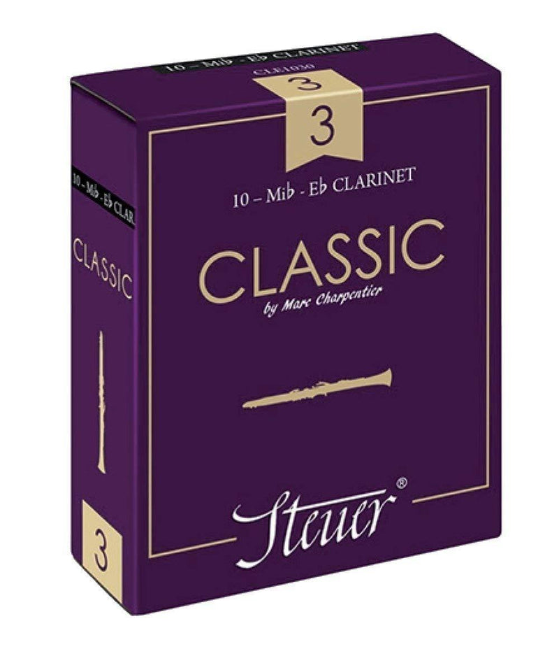 Steuer Reeds EB-Clarinet Classic, French Cut, 10 pcs, Size 3 1/2