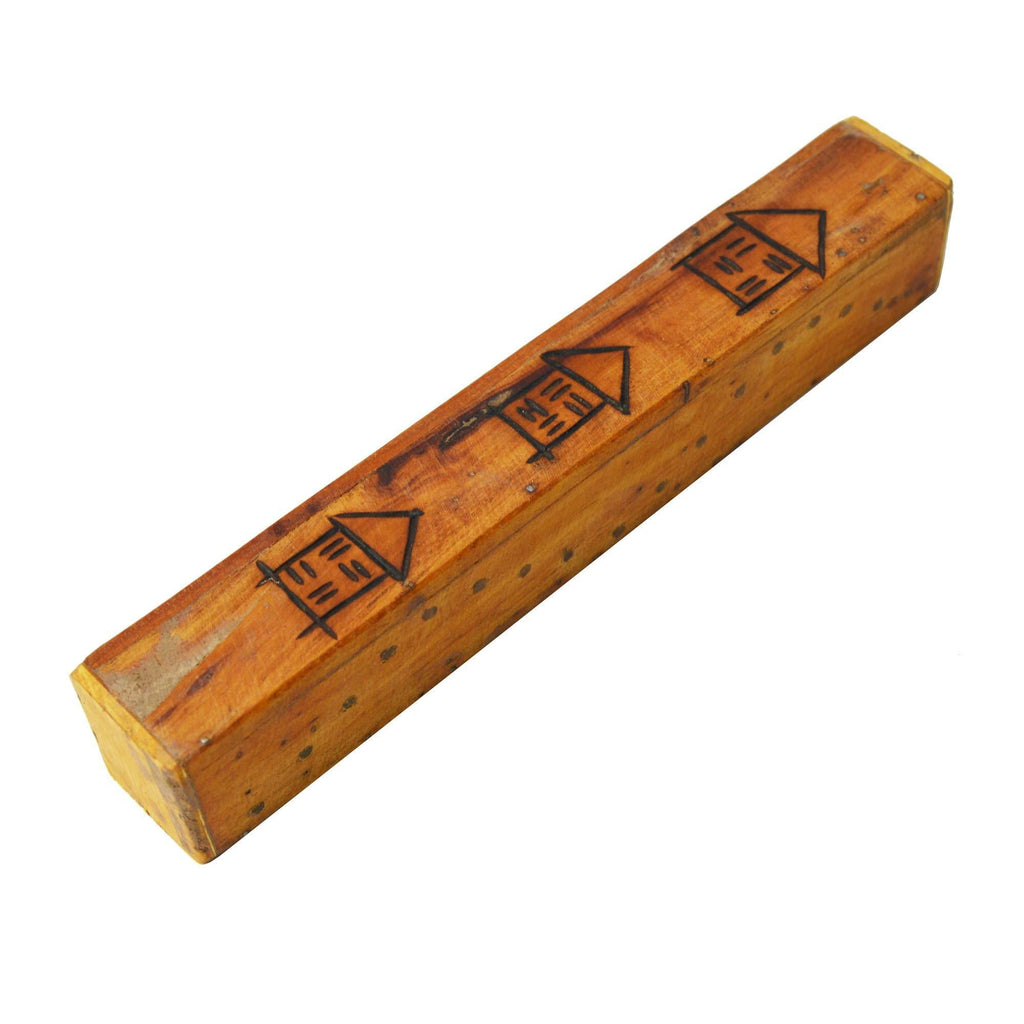 A-Star Handmade Wooden Rain Stick Wood Block - 25cm