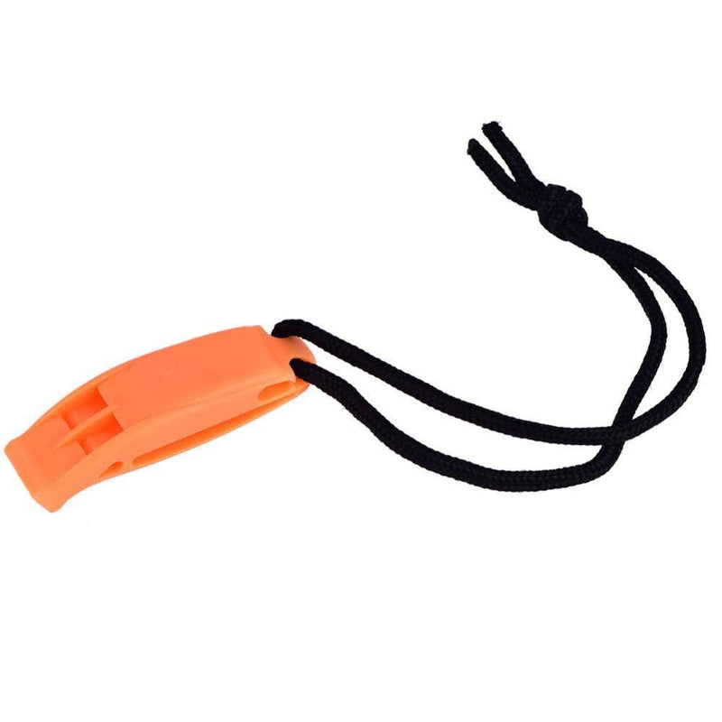 Keenso Whistle, 3Colors Loud Safety Emergency Rescue Whistle for Diving Hiking Camping orange