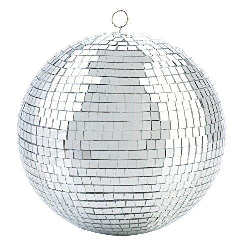 8-Inch Mirror Disco Ball Party Design - Cool and Fun Silver Hanging Party Disco Ball Lighting Effect–Big Party Decorations