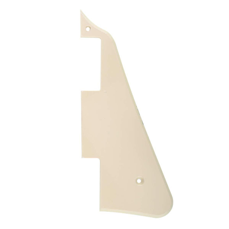 Musiclily Pro Plastic Guitar Pickguard for 2006-Present Modern Style Epiphone Les Paul, 1Ply Cream