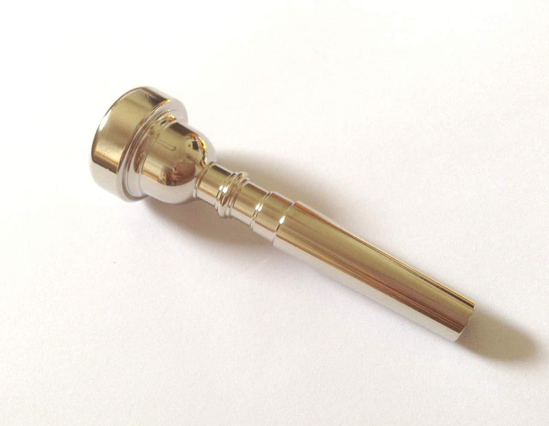 Silver Plating Color Nozzle 7C Trumpet Mouth Copper Material Trumpet Mouthpiece Labor-Saving Blower Blow Mouth Universal Trumpet Musical Instrument Parts For Music Lover Artist Learner Beginner