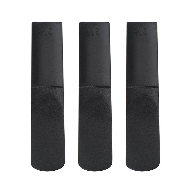 VGEBY1 Saxophone Reeds, 2.5 Resin Reeds for Alto Sax Durable Resin Alto Saxophone Mouthpiece Reeds Repair Accessory