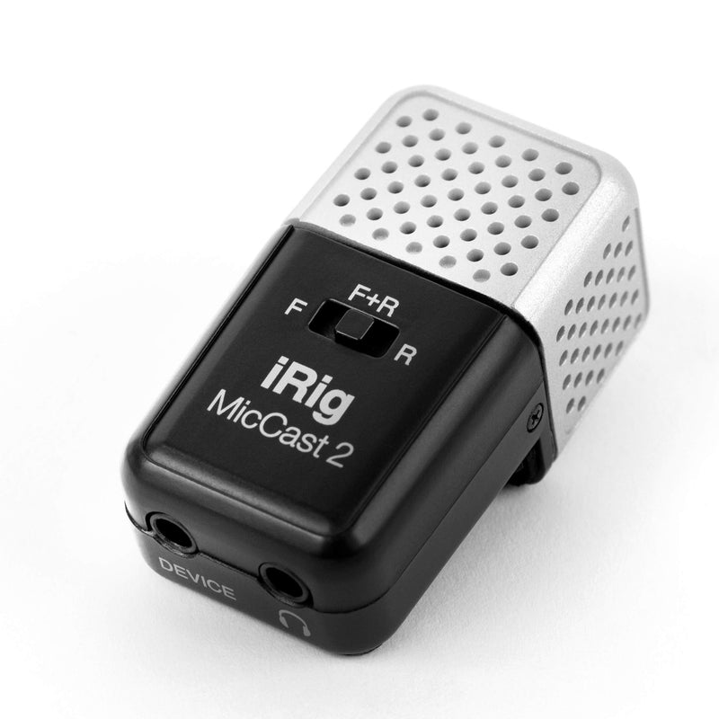 IK Multimedia iRig Mic Cast 2 | Voice recording microphone for iPhone, iPad and Android