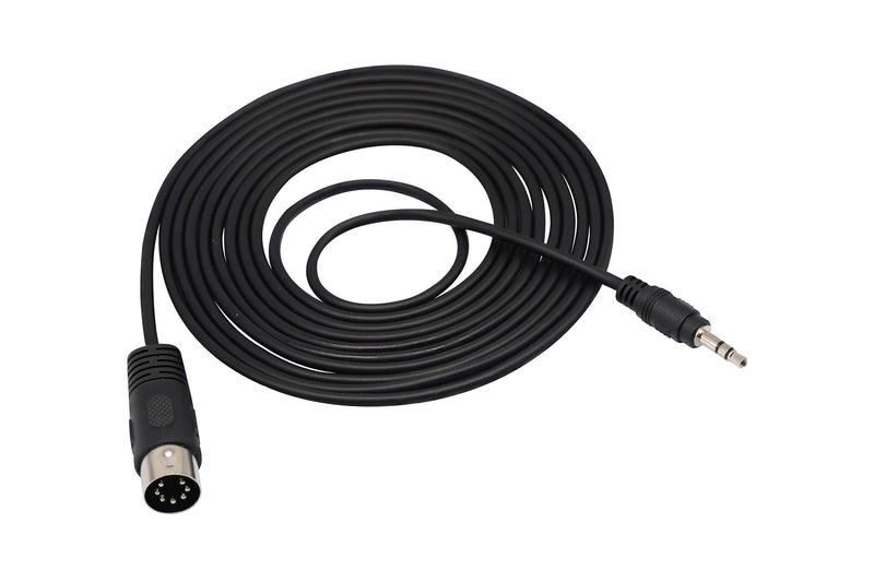 zdyCGTime 3.5mm to Midi Extension Cable,MIDI DIN 7 Pin to 3.5mm(1/8in) Male Audio Cable,Compatible with iPad/iPhon/MP3/PC/TV/Android to Bang & Olufsen B&O,Naim,Quad.Stereo Systems(3 M/9.8ft) 3m