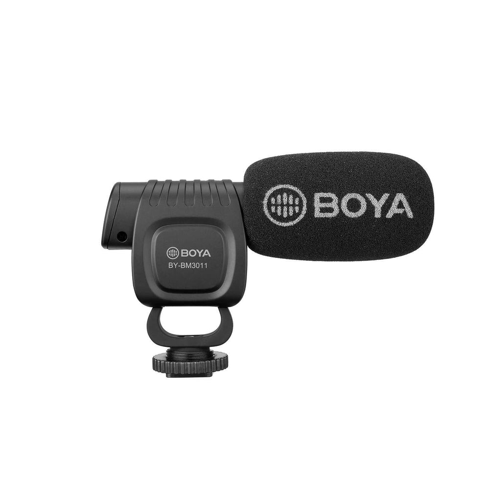 Video Microphones BOYA BY-BM3011 Mini Shotgun Condenser Microphone for DSLR Cameras, Camcorders, Audio Recorder