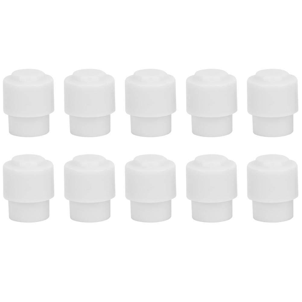 Bnineteenteam 10PCS Electric Guitar Pickup Switch Tip Cap Knob for Telecaster Tele Parts Knob Cap White