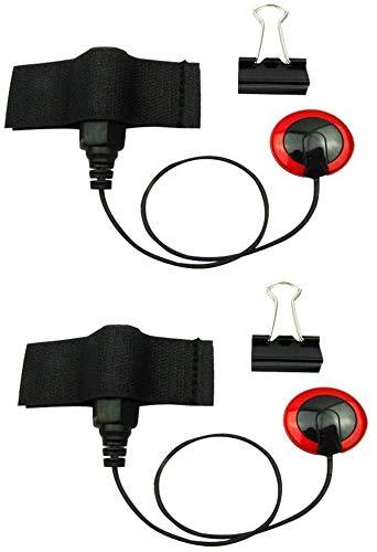 RUNCCI-YUN 2 Pcs Piezo Contact Microphone Mic, Guitar Microphone Pickup, for Guitar Violin Ukulele Cello Banjo Instruments Accessory