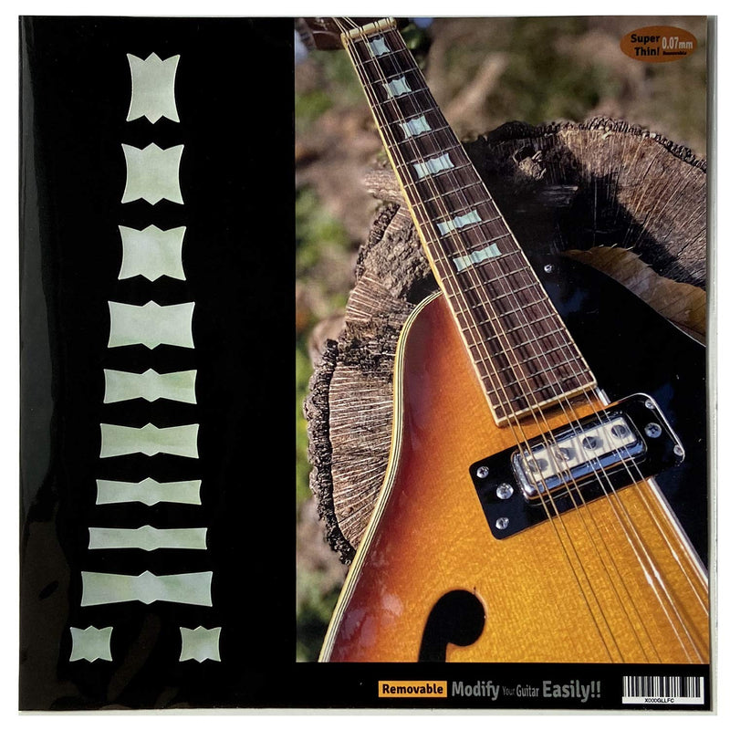 Inlay Sticker Fret Markers for Mandolins - Bow Tie Blocks