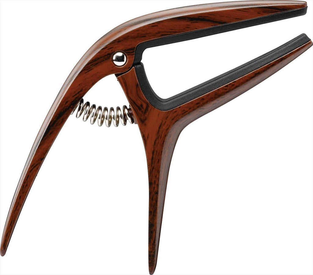 Ibanez ICGC10W Guitar Capo - For Acoustic, Electric and Classical guitar - Single-handed operation - Wood effect.