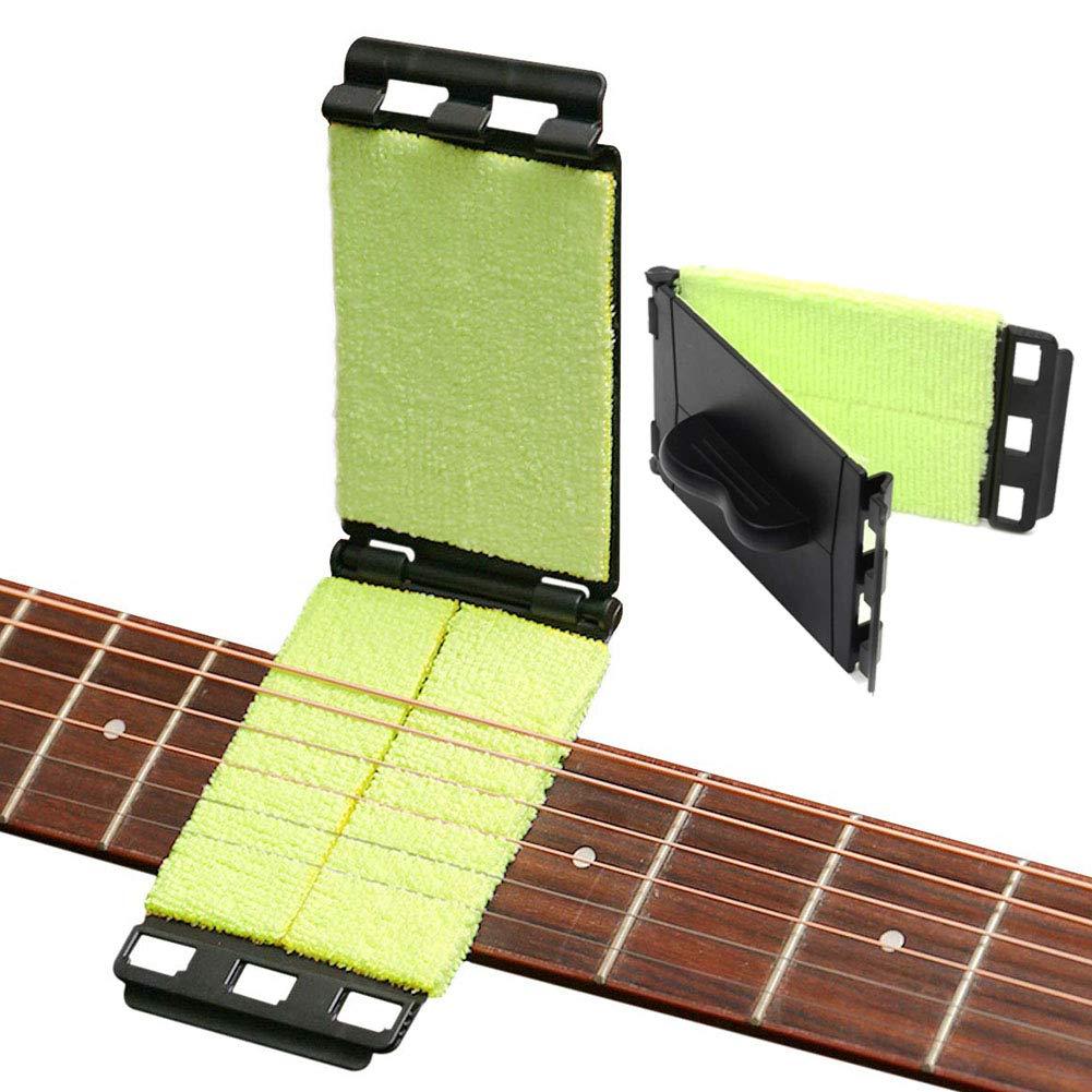 2PCS Guitar Fingerboard String Cleaner Maintaining Tool Instrument String Cleaner Maintenance Care for Guitar/Bass/Mandolin/Ukulele