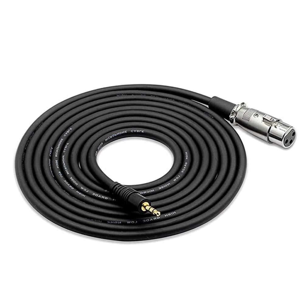 2.5M / 8.2Ft Microphone Audio Cable Female Head To 3.5mm Plug Capacitor Microphone Audio 3.5mm-Xlr Female Cable