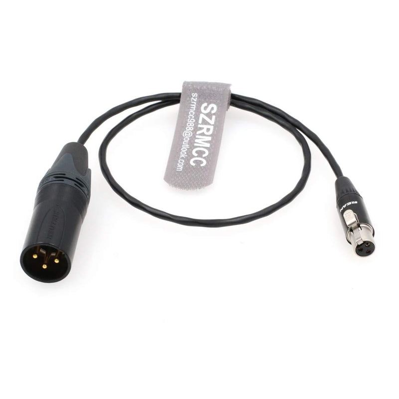 SZRMCC XLR 3 Pin Male to Neutrik Mini XLR 3 Pin Female Cable for Sound Devices 633 442 688 Mixer or Microphone