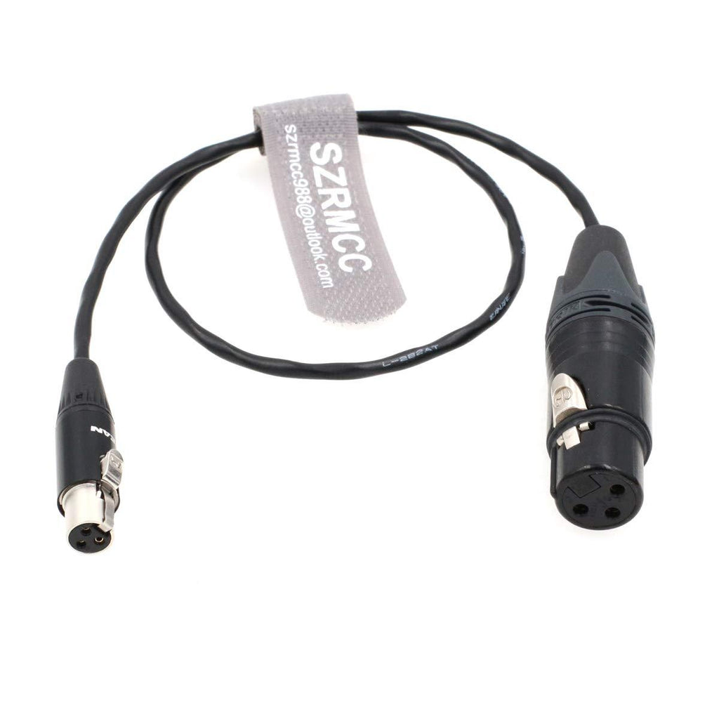 SZRMCC Microphone Cable for Sound Devices 633 442 688 Mixer XLR 3 Pin Female to Neutrik Mini XLR 3 Pin Female