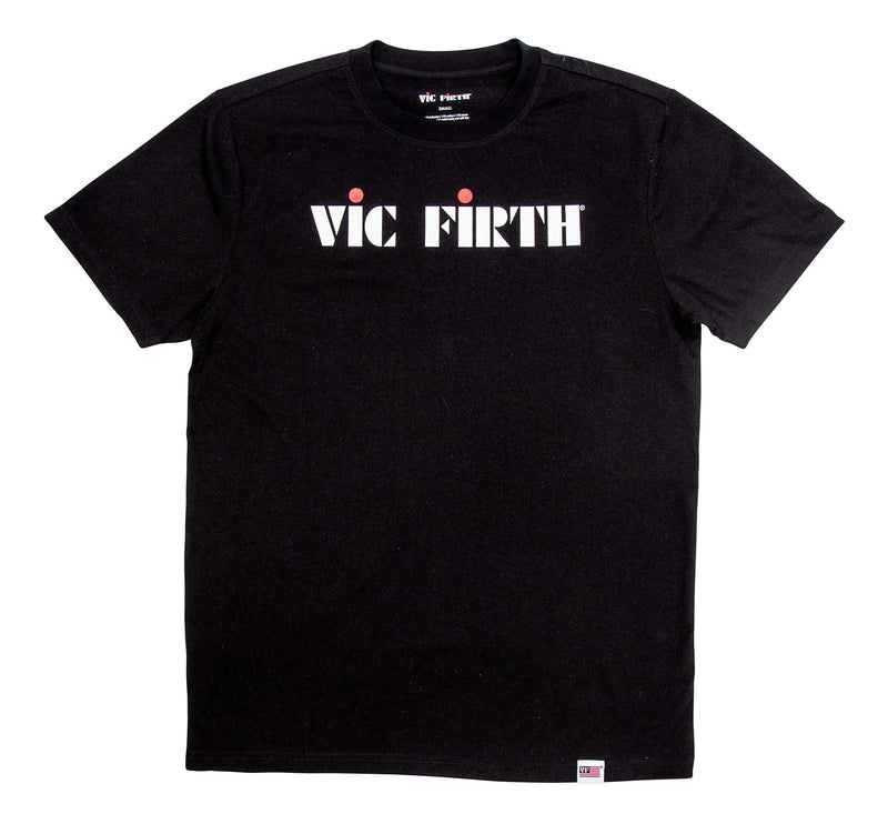 Vic Firth Logo Men's Black T-Shirt S