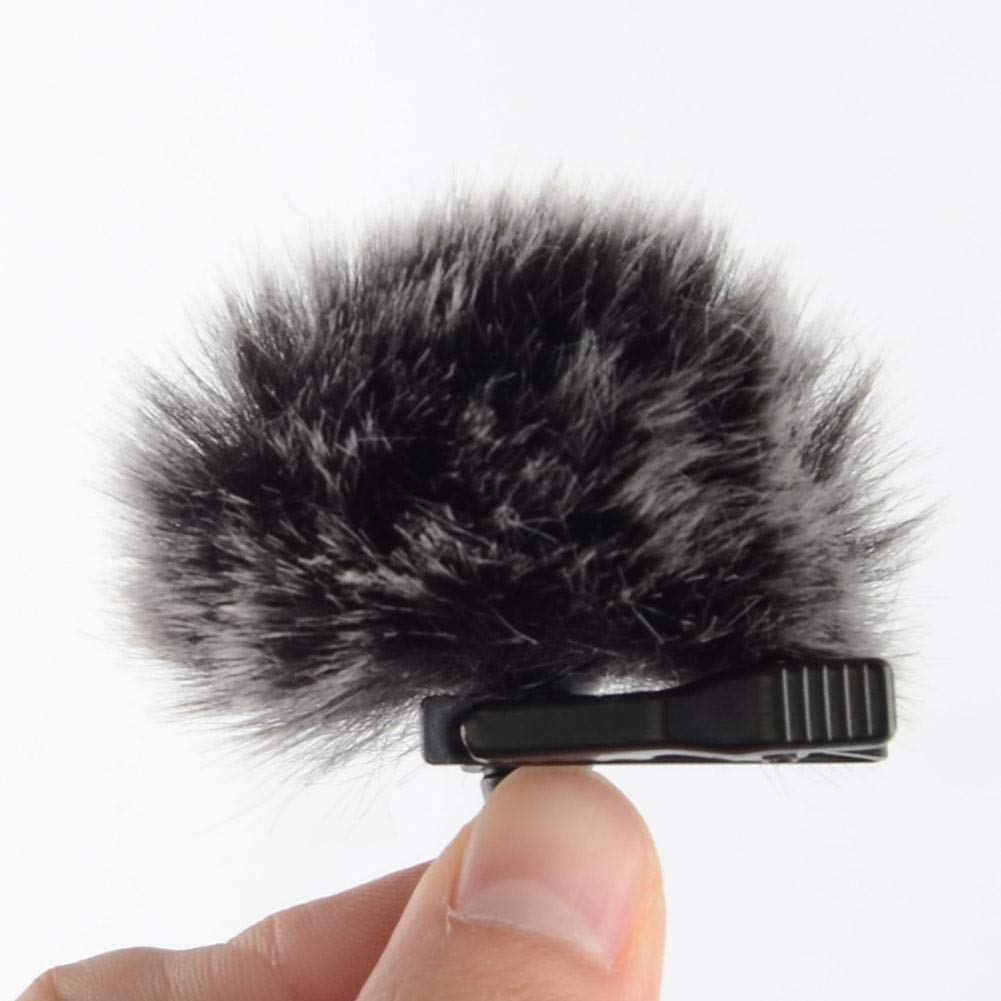 Tosuny Wind Shield, Microphone Furry Windscreen Muff Filter Cover Windscreen Windshield Muff Fur Fits for Wm6/WM8/M1
