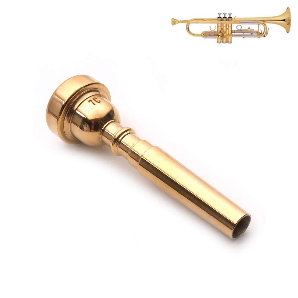 7C Trumpet Brass Mouthpiece Replacement Golden