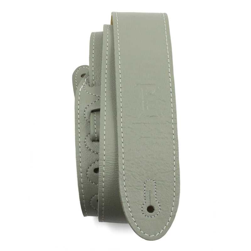 Perri’s Leathers Ltd. - Guitar Strap - Leather - Top Grain - Mint Green- Adjustable - For Acoustic/Bass/Electric Guitars - Made in Canada (BM2-MNT)