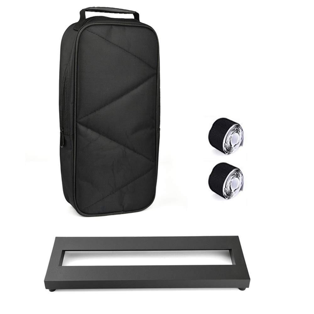 [AUSTRALIA] - Pedal Board for Guitar Bass Effects Pedal Small Mini Pedalboard with Carry Bag, 2PCS Pedal Board Tape 15 x 5 inch 