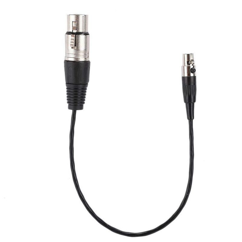Mini XLR Plug, 3pin Female to XLR 3pin Female Audio Cable Connector, 30cm, for Cameras SLRs Standard Microphone Connection