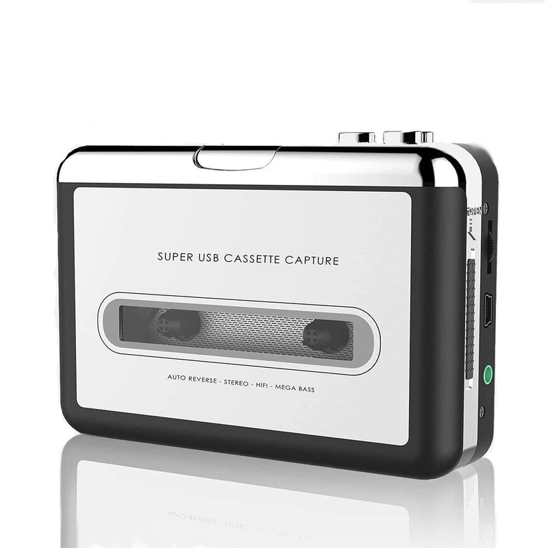 PH4SBD Radio Cassette Player, Portable Personal Voice Audio Cassette Recorder Cassette Walkman Player,Convert Cassette Tapes to MP3 Converter