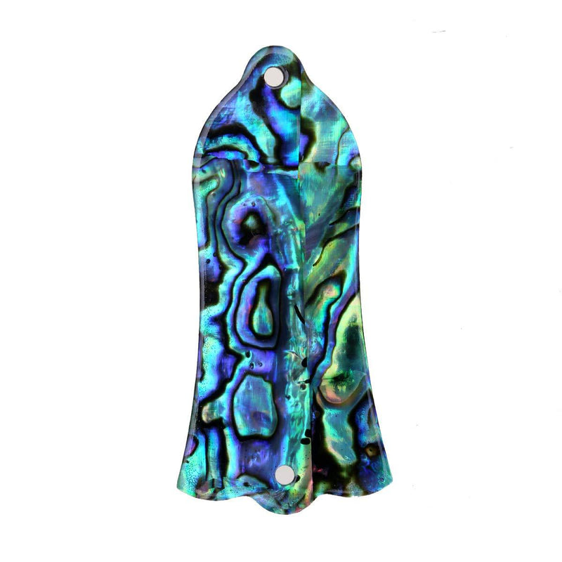 Musiclily Pro Natural Paua Abalone Shell 2-Hole Guitar Truss Rod Cover for USA made Les Paul