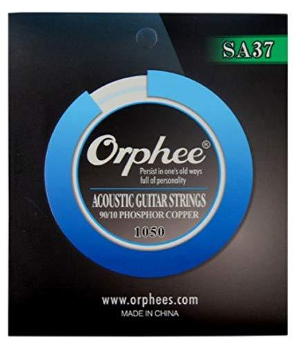 Orphee SA37/38/39 Acoustic Folk Guitar String 6pcs/Set Alloy Wire Wound Medium Tension (SA37)