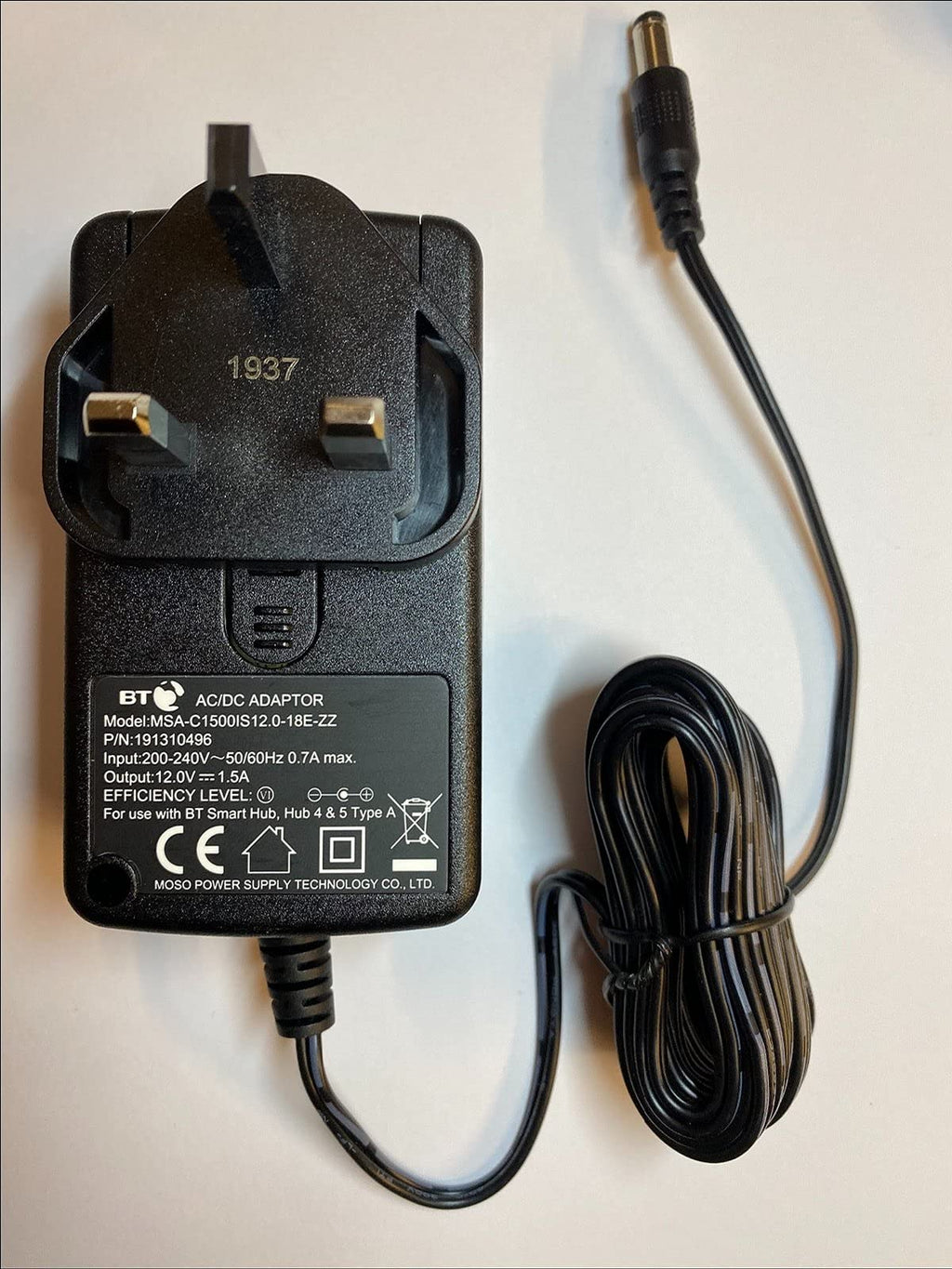 12V 1.5A AC-DC Adaptor Power Supply for Draytek Vigor 2830N Wireless 11n Router
