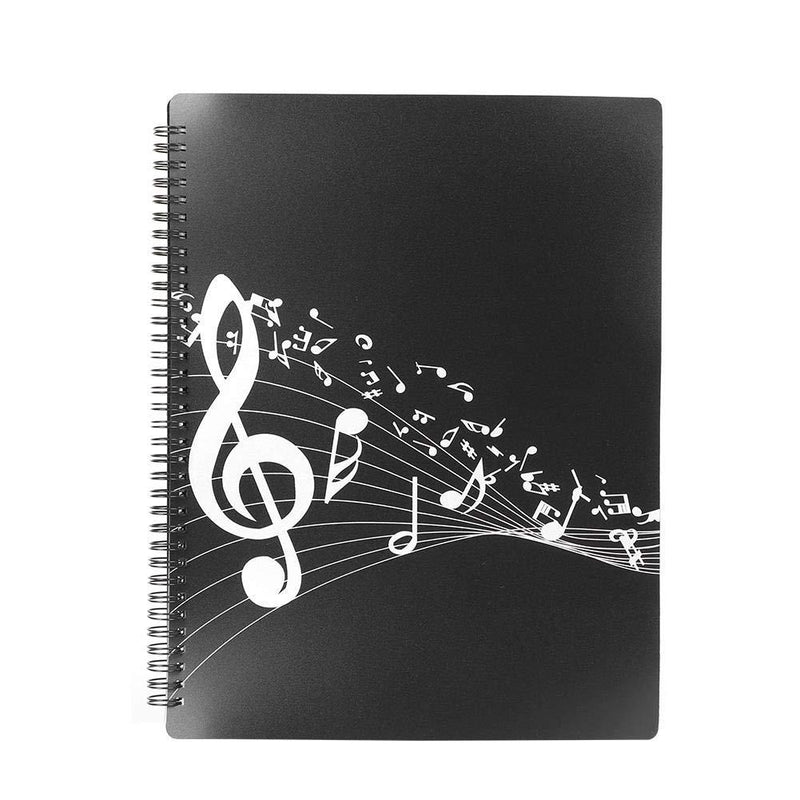 Music Themed Folder, Music Themed File Folder A4 Waterproof ABS Accessories for Piano Guitar Musical Instrument