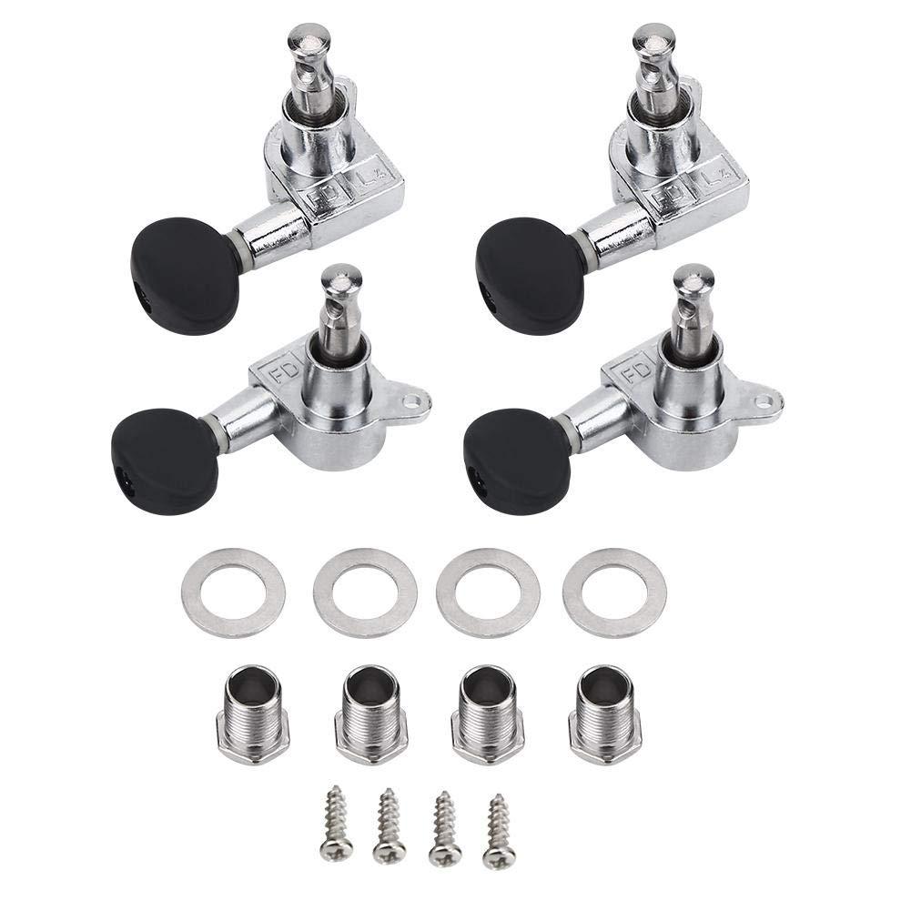 Machine Heads -2R 2L Closed Aluminum Alloy Machine Heads String Tuning Key Pegs Tuners for Ukulele