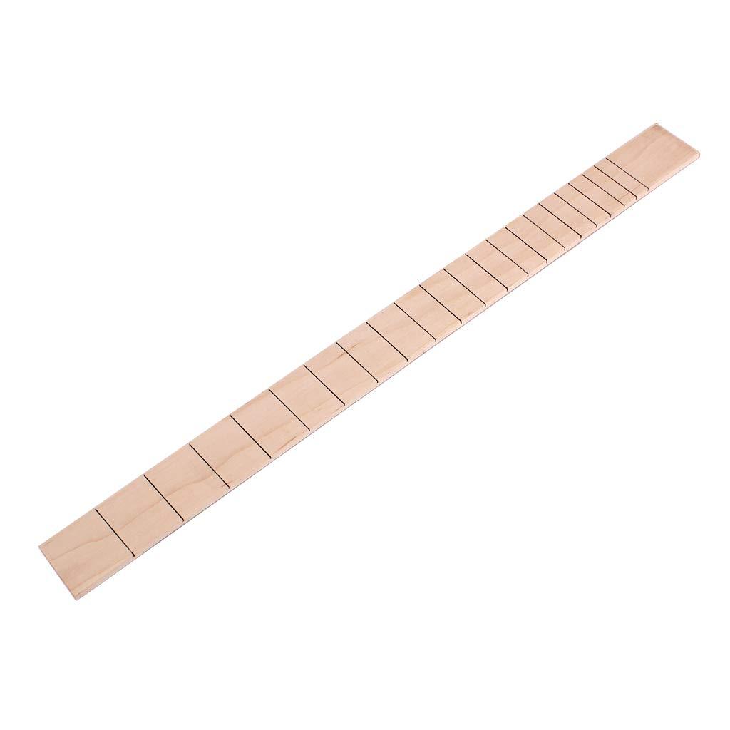 Alnicov Fretboard With 21 Frets Maple Fingerboard For Three String Cigar Box Guitar Replacement