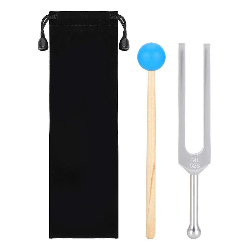 Tuning Fork, 528Hz Aluminum Alloy Wood Hearing Frequency Tuning Beautymisc Tool Set For Nursing, Medical And For Tuners Music Students Asmr Tool