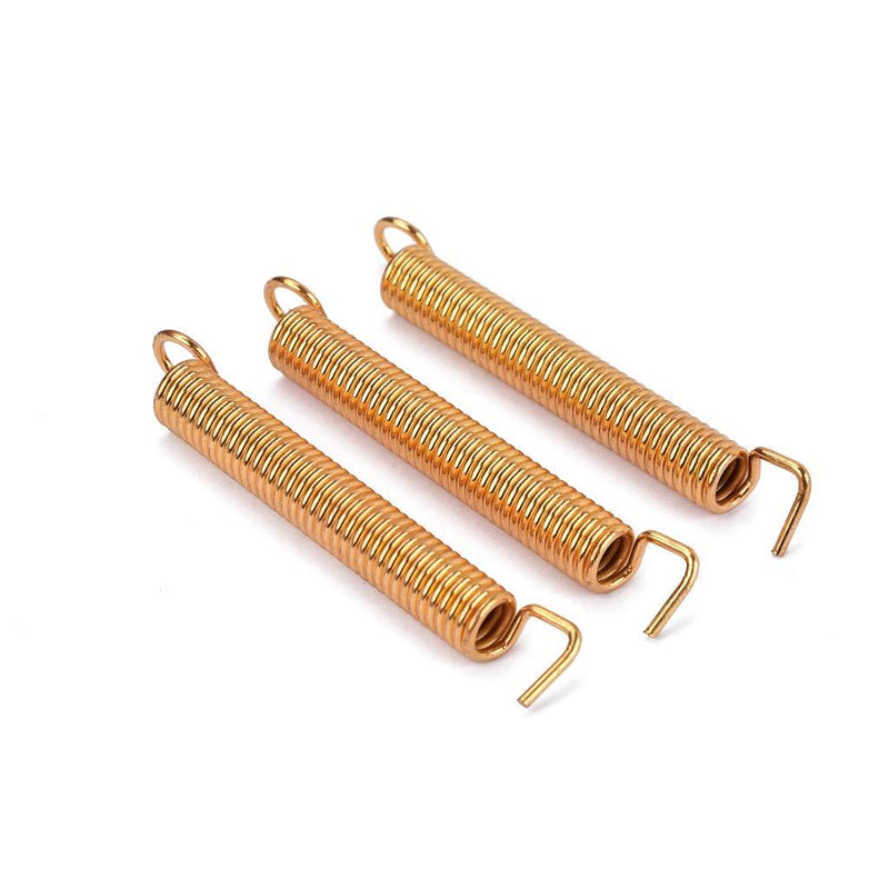 Alnicov 3 Pcs Electric Guitar Tremolo Bridge Springs Guitars Parts-Gold