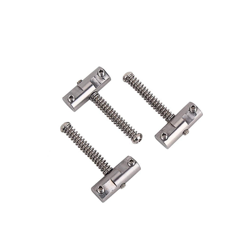 Alnicov Guitar Compensated Bridge Saddles Set (3PCS) - 10.8mm Barrel-Style Bridge Saddle for Telecaster Tele Style Electric Guitar