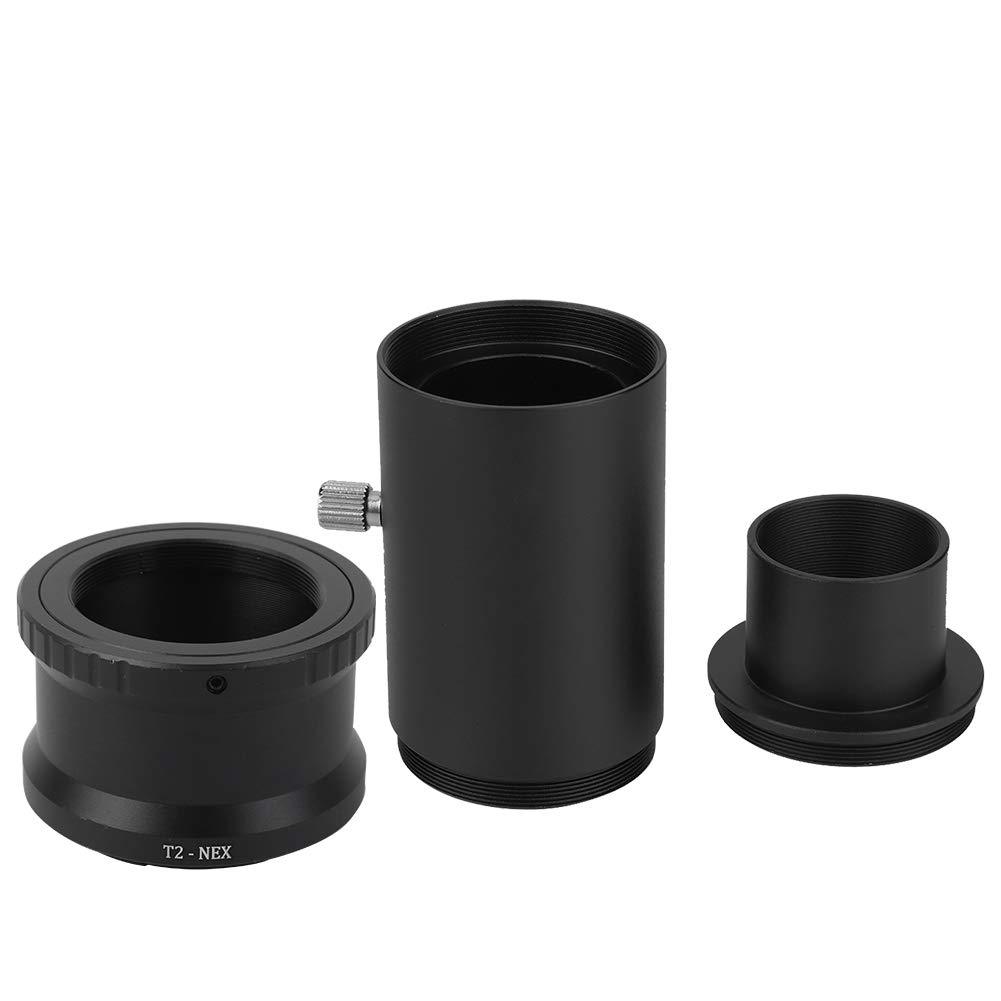 Extension Tube Kit,Fixed Photography Astronomical Telescope 1.25In M42*0.75mm Extension Tube Adapter Ring for T2 Mount Telescope for Sony E Mount Camera