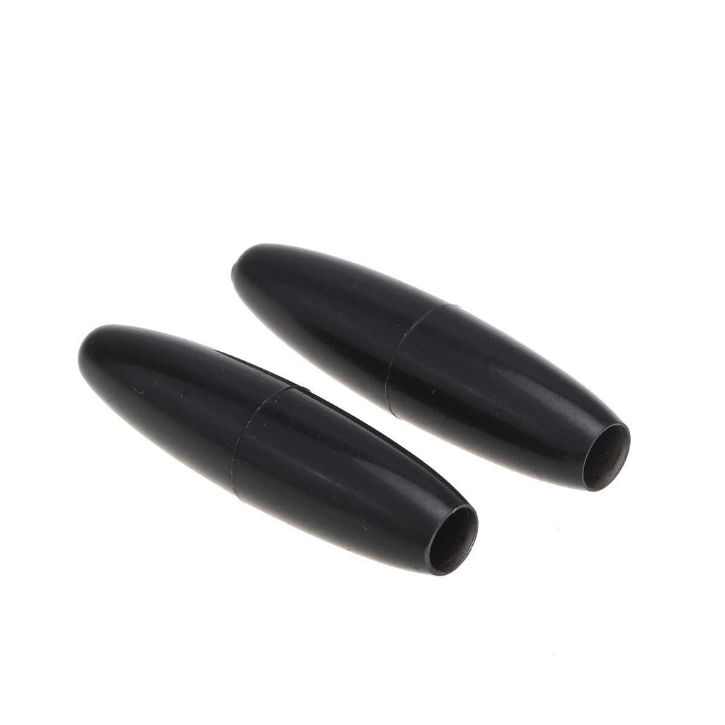 Musiclily Pro 5mm Plastic Guitar Tremolo Arm Tips for 4.8mm Diameter Strat Whammy Bar, Black (2 Pieces)