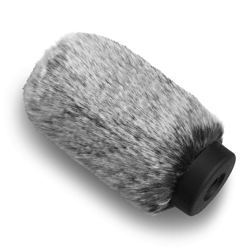 NTG2 Microphone Windmuff - Windscreen/WindShield for Rode NTG1,NTG2 Shotgun Mic, Audio-Technica AT897 and Microphones in Diameter of 18-24mm by YOUSHARES (Black White)