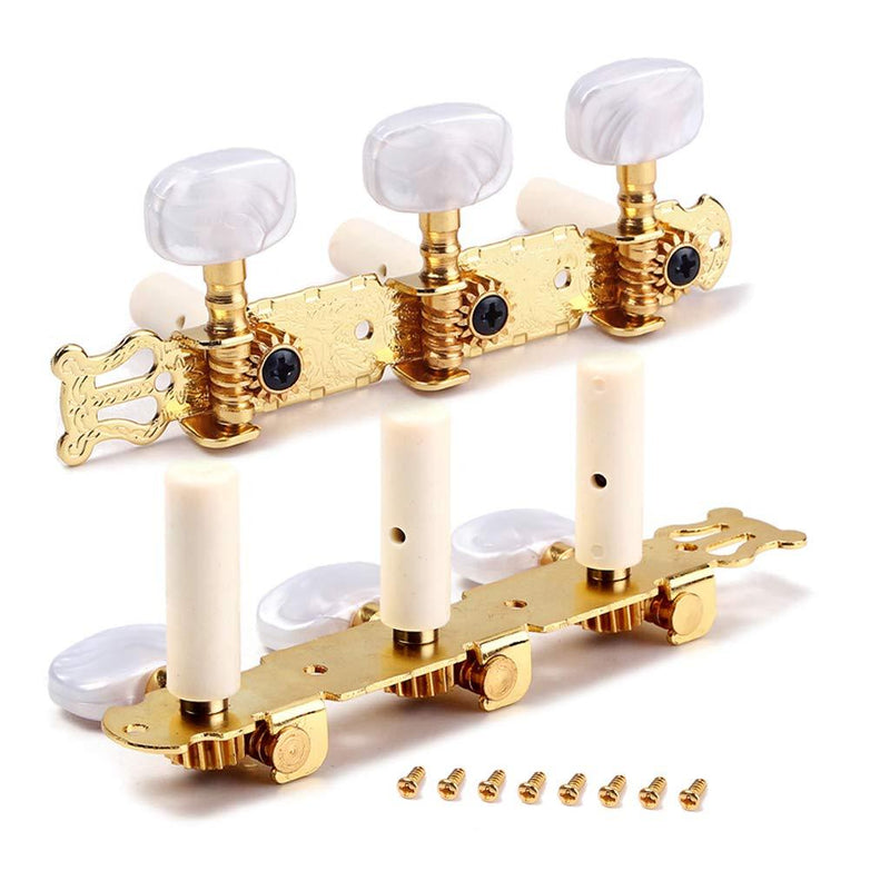 Alnicov Guitar Tuners - 2Pcs Classical Guitar Tuners Tuning Pegs Keys Machine Heads