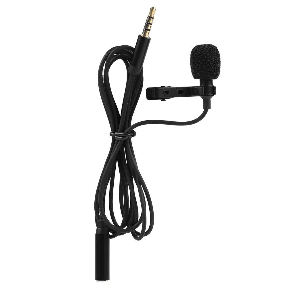 Lavalier Microphone 3.5mm Lavalier Clip Microphone for Mobile Phone