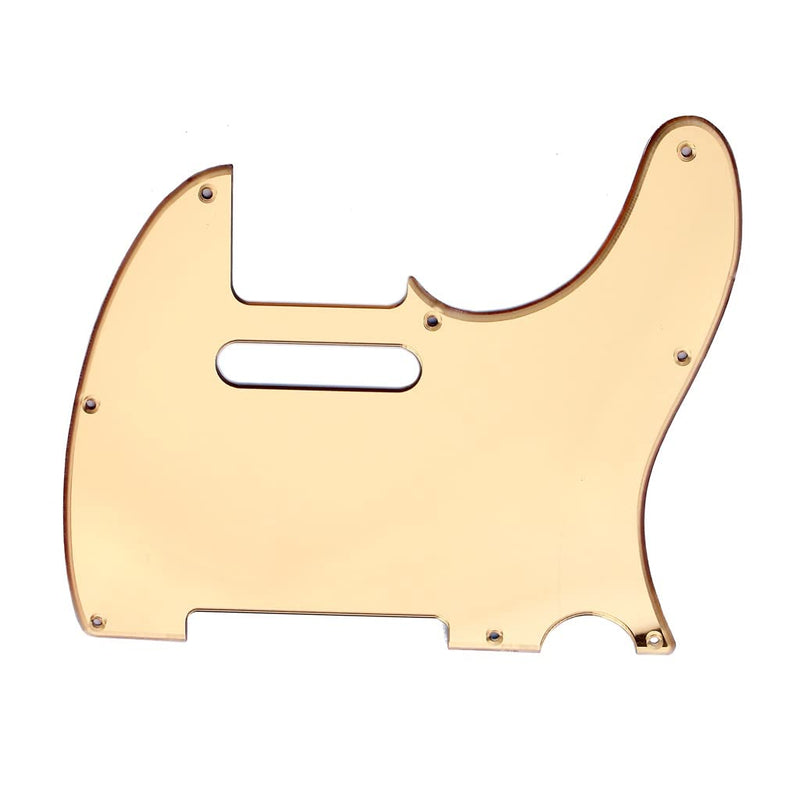 Alnicov Gold Mirror Guitar Pickguard Scratch Plate Fits For Tl Electric Guitar