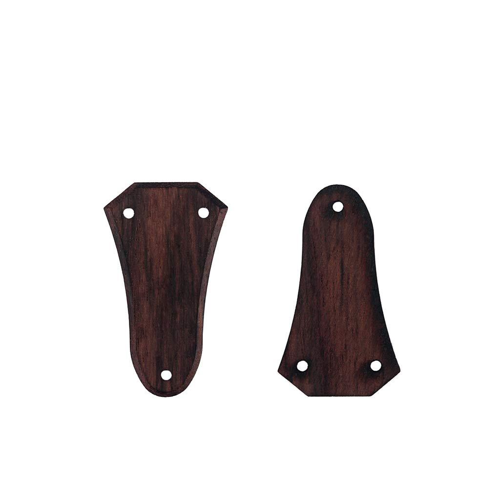 Alnicov 3 Holes Guitar Truss Rod Cover Rosewood Guitar Accessories